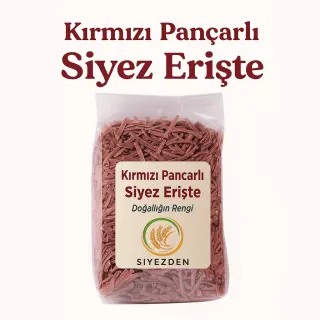 Kırmızı Pancarlı Siyez Erişte 500 g