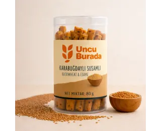 Karabuğday Susamlı Kraker 80 g