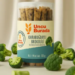 Karabuğday Brokolili Kraker 80 g