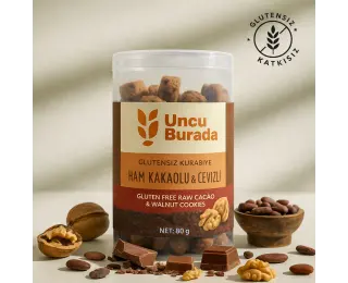 Karabuğday Ham Kakaolu & Cevizli Kurabiye 80 g