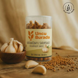 Karabuğday Sarımsaklı Kraker 80 gr