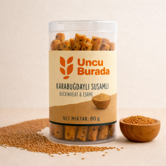 Karabuğday Susamlı Kraker 80 gr