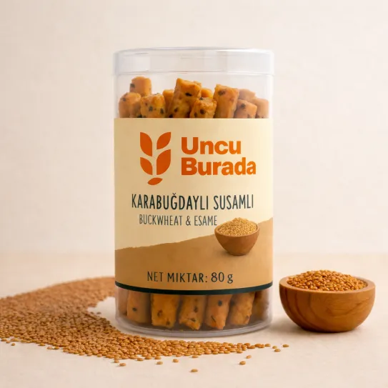 Karabuğday Susamlı Kraker 80 g