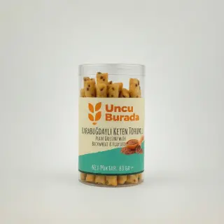 Karabuğday Keten Tohumlu Sade Kraker 80 g