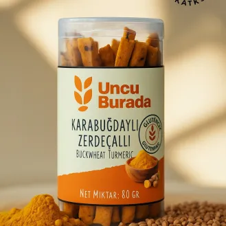 Karabuğday Zerdeçallı Kraker 80 g