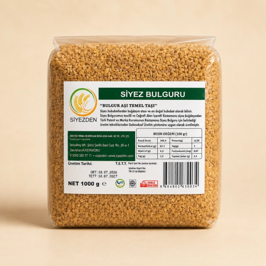 Siyez Pilavlık Bulguru 1 kg