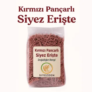 Kırmızı Pancarlı Siyez Erişte 500 g