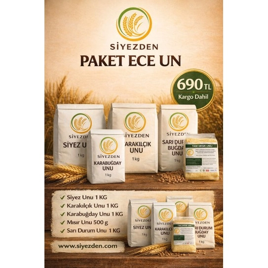 Ramazan Ece Paketi | Ata Tohumu Un Çeşitleri Seti